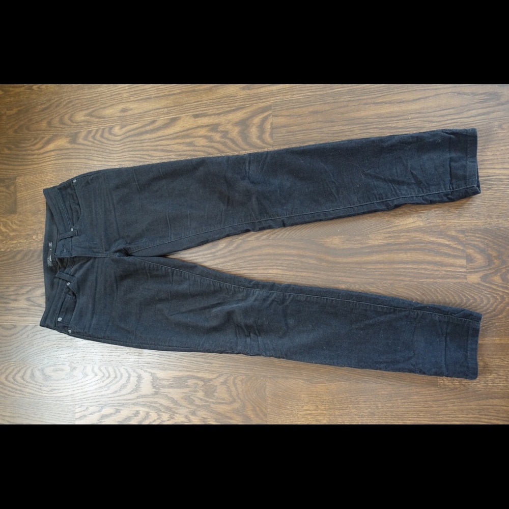 Prana Corduroy Black Pants